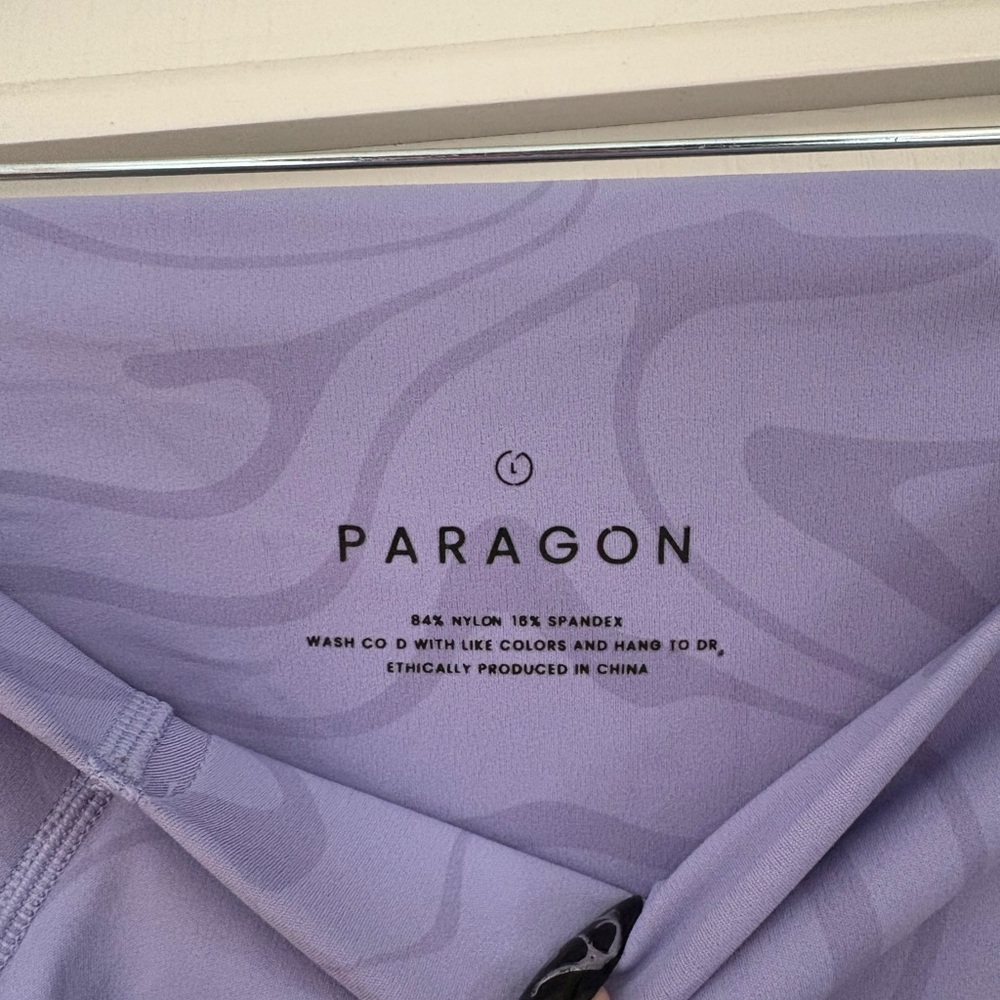 PARAGON Lavender Swirl Sculptseam Plus Scrunch Leggings - Picture 7 of 8